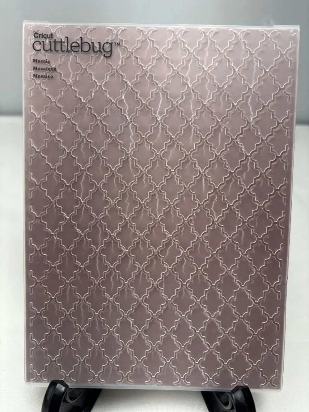 Cricut Cuttlebug Mosaic Embossing Folder DIY Crafts Cardmaking 5x7